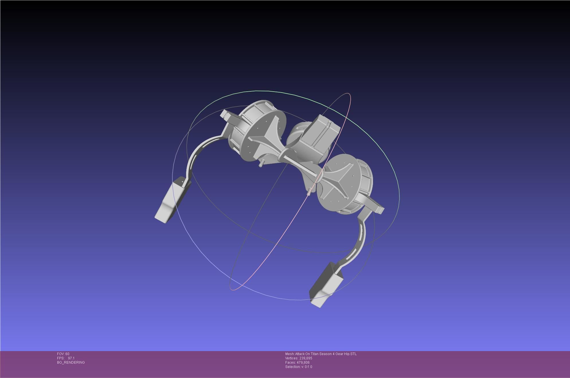 Attack On Titan Season 4 Gear Hip Part 3D print model_54