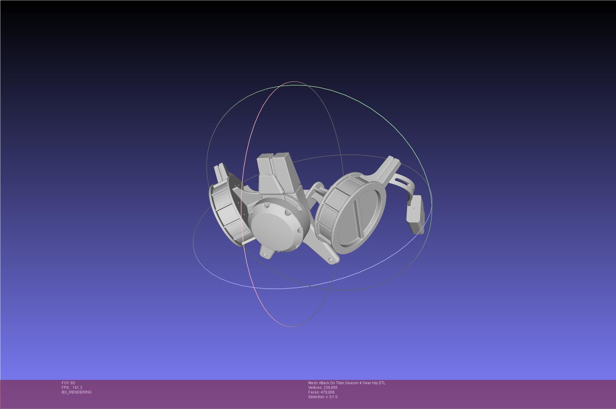 Attack On Titan Season 4 Gear Hip Part 3D print model_65