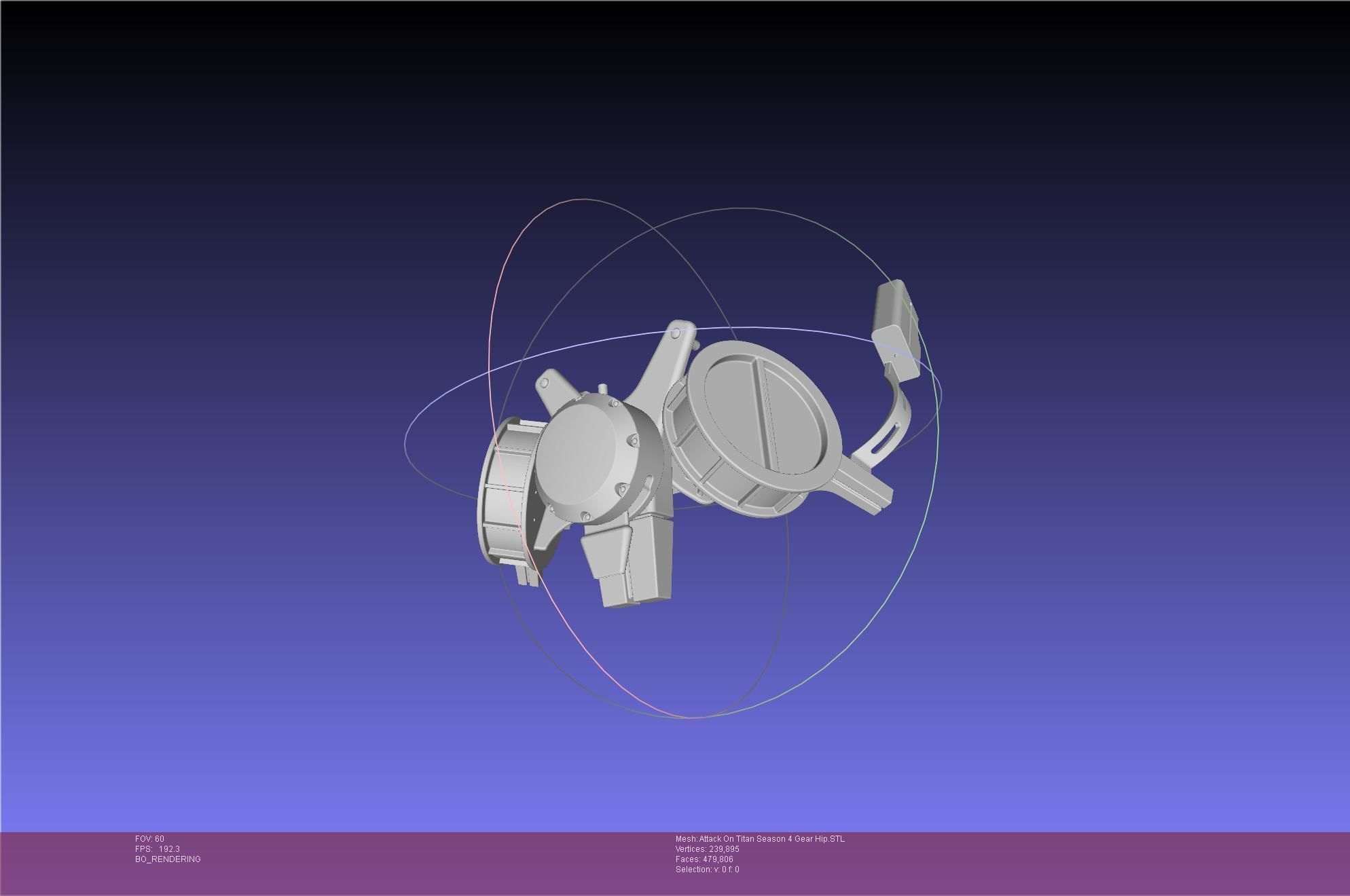 Attack On Titan Season 4 Gear Hip Part 3D print model_40