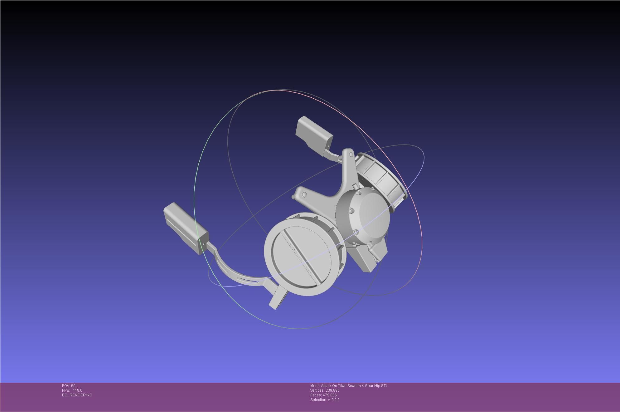 Attack On Titan Season 4 Gear Hip Part 3D print model_46