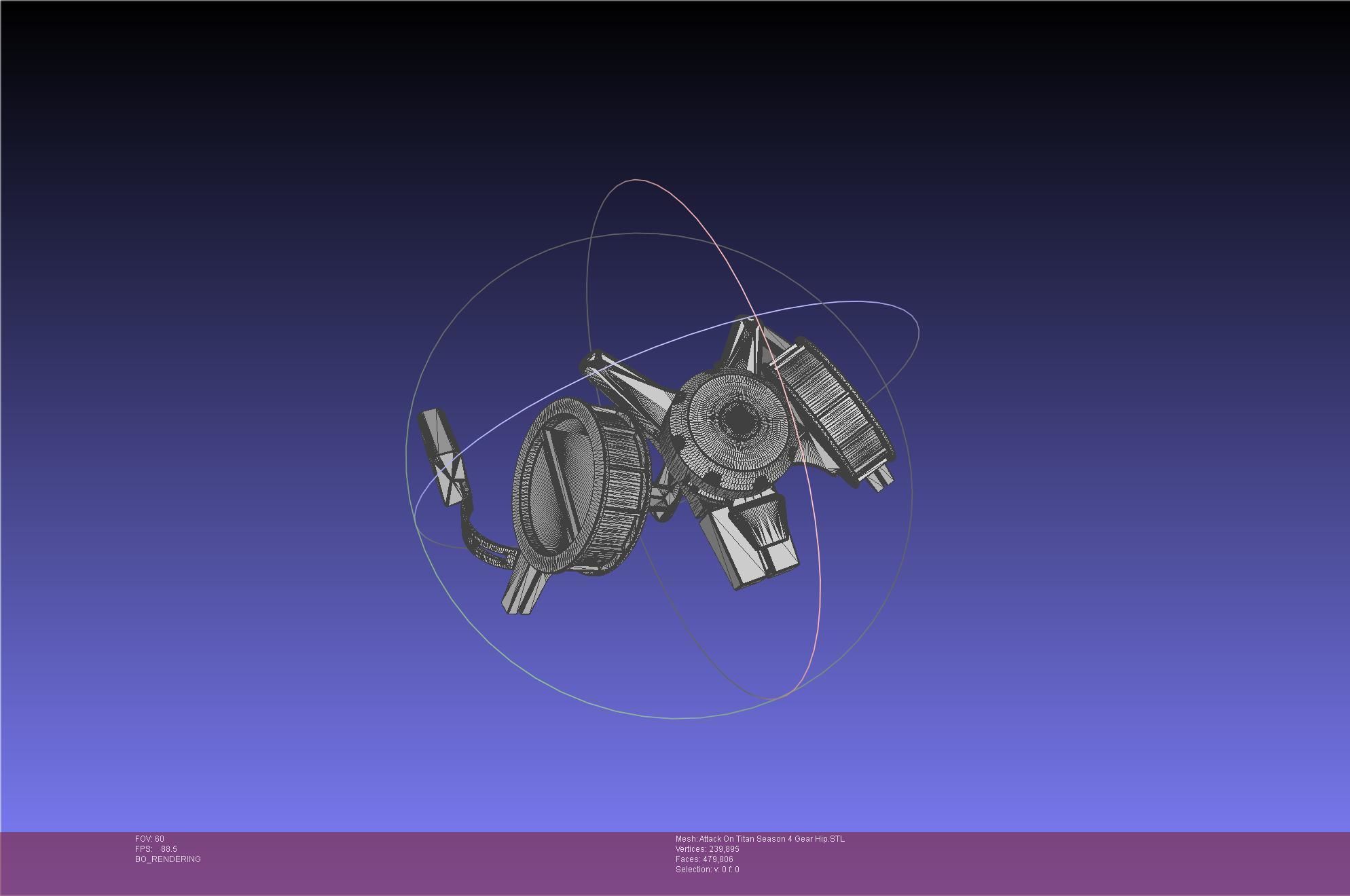 Attack On Titan Season 4 Gear Hip Part 3D print model_2