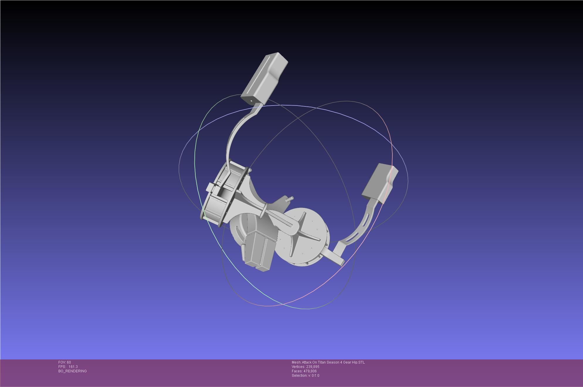 Attack On Titan Season 4 Gear Hip Part 3D print model_34