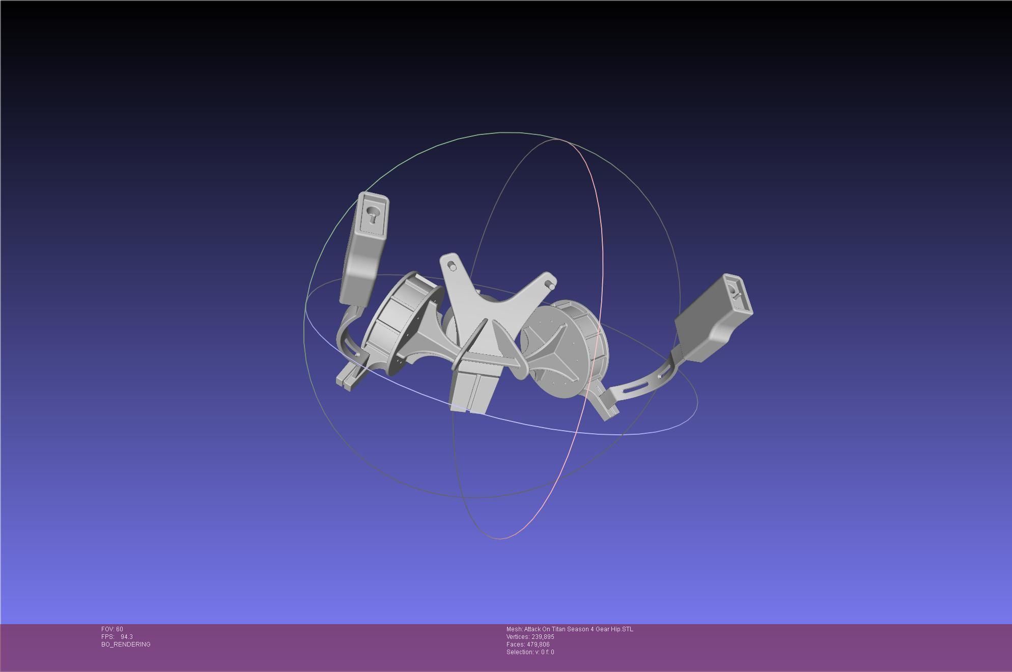 Attack On Titan Season 4 Gear Hip Part 3D print model_26