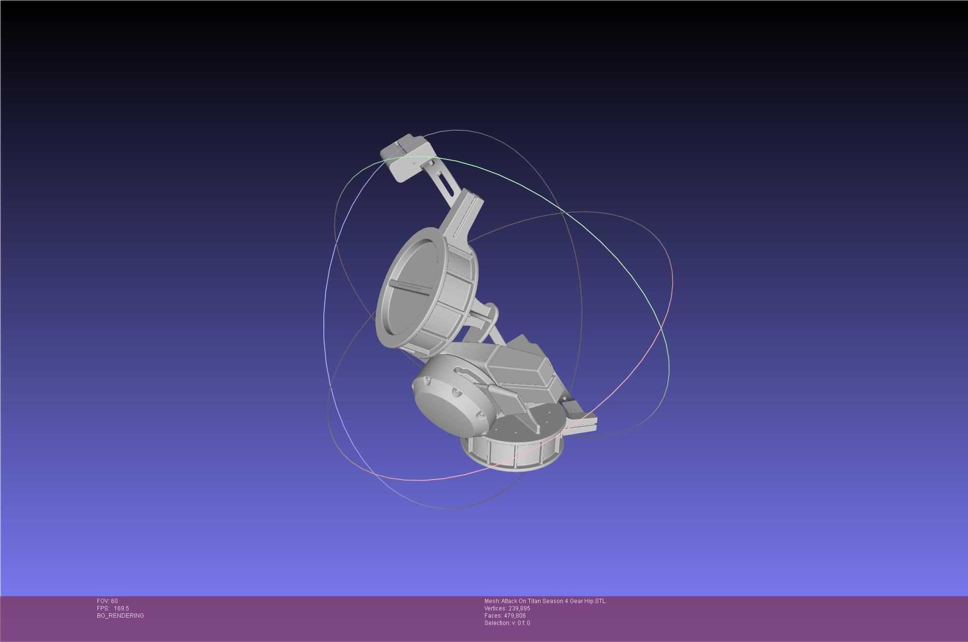 Attack On Titan Season 4 Gear Hip Part 3D print model_36