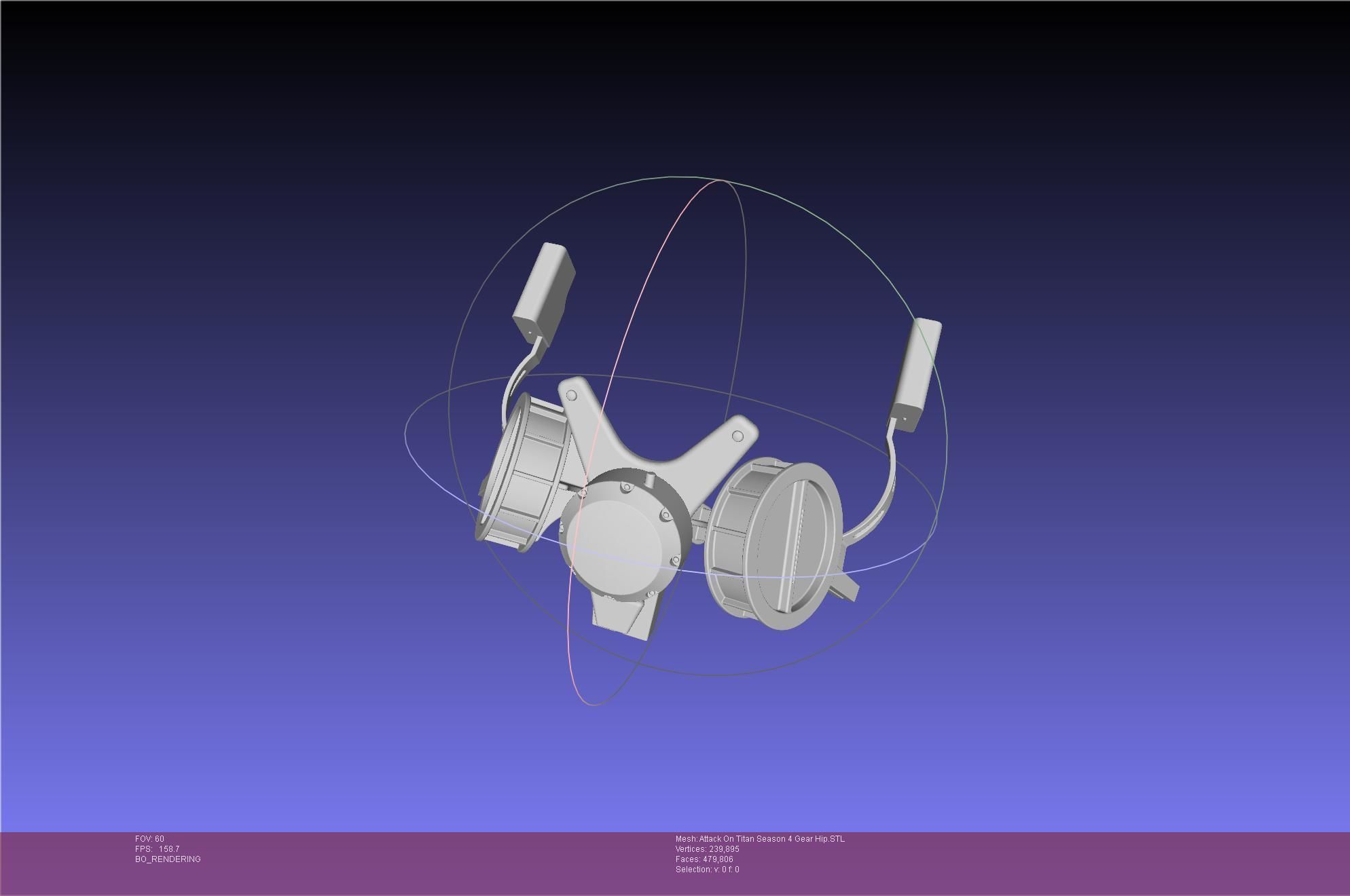 Attack On Titan Season 4 Gear Hip Part 3D print model_22