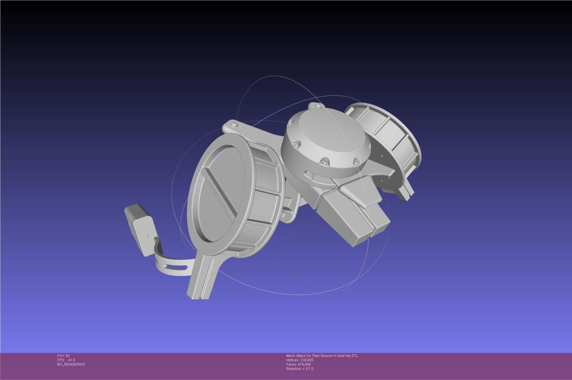 Attack On Titan Season 4 Gear Hip Part 3D print model_6