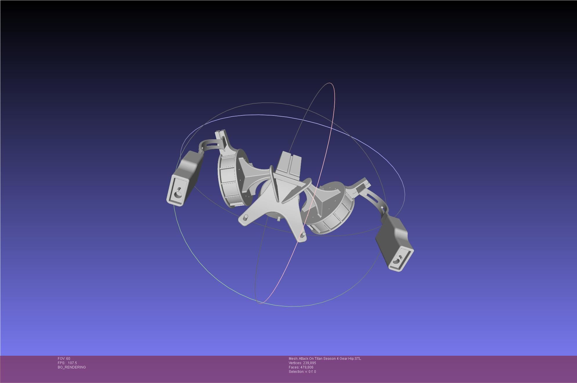Attack On Titan Season 4 Gear Hip Part 3D print model_19