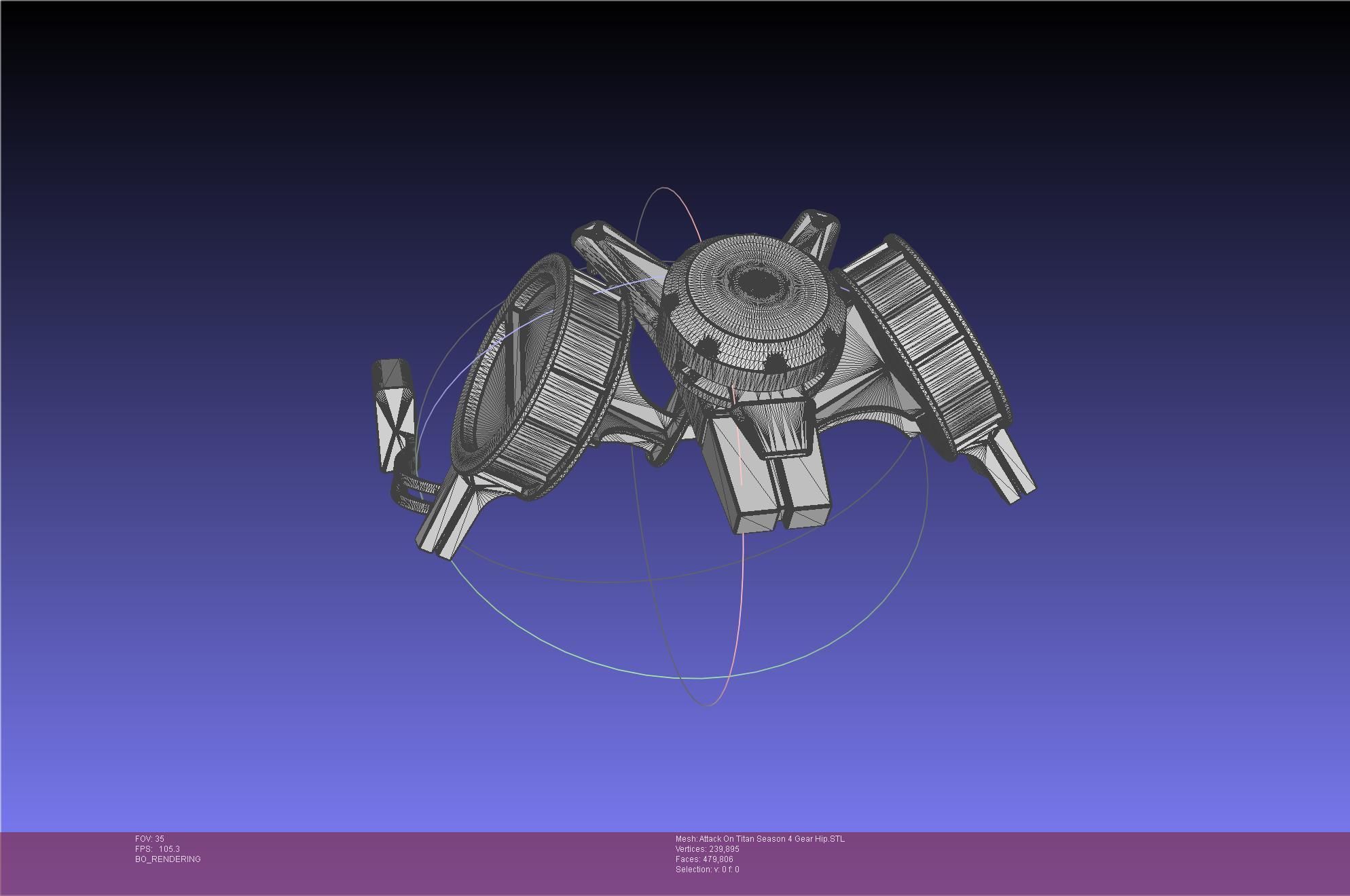 Attack On Titan Season 4 Gear Hip Part 3D print model_113