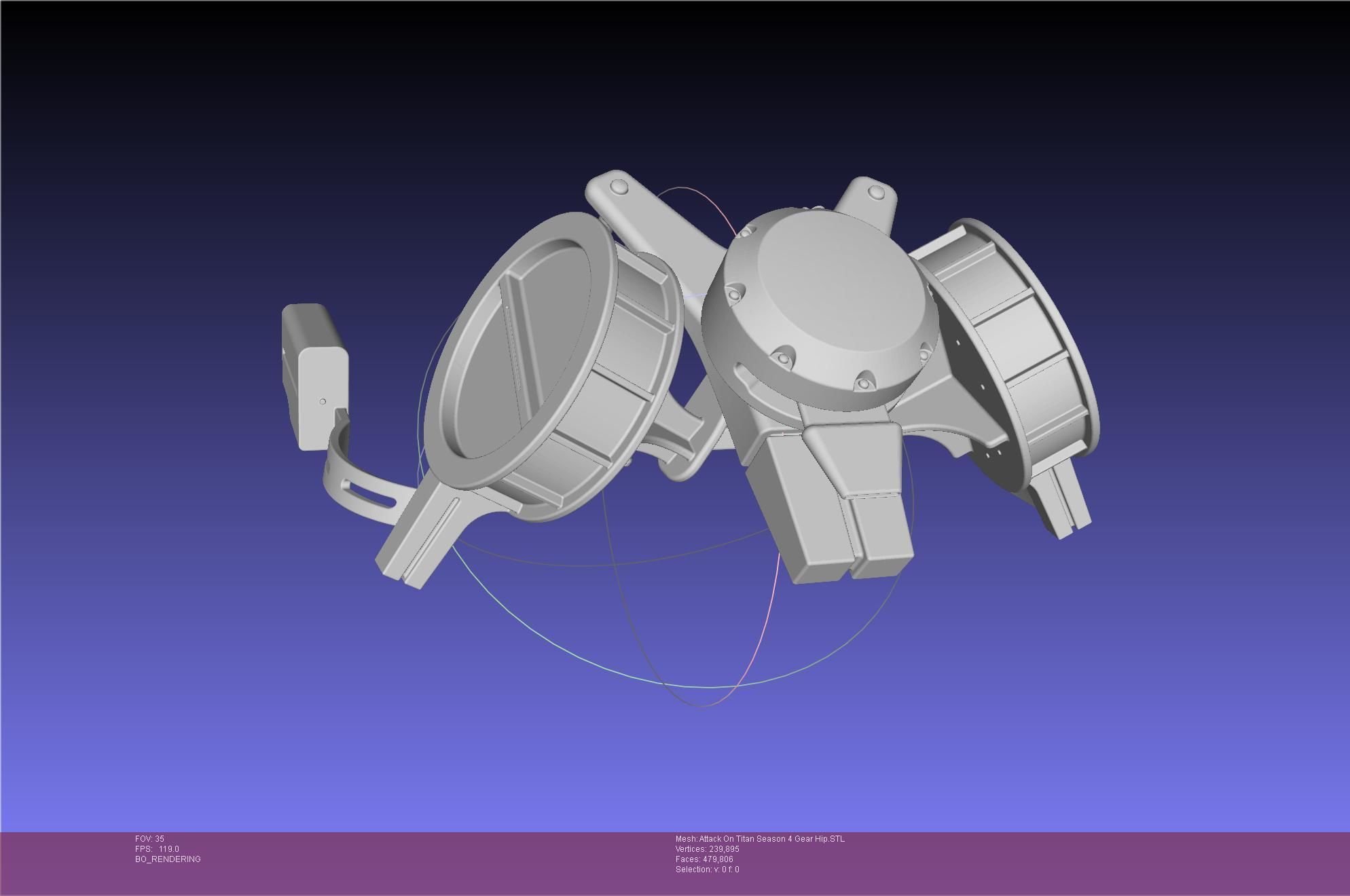 Attack On Titan Season 4 Gear Hip Part 3D print model_143