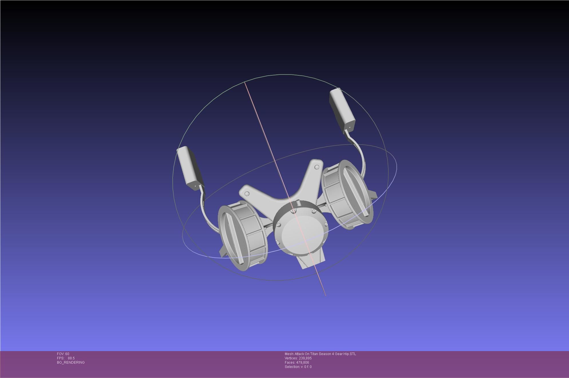 Attack On Titan Season 4 Gear Hip Part 3D print model_9