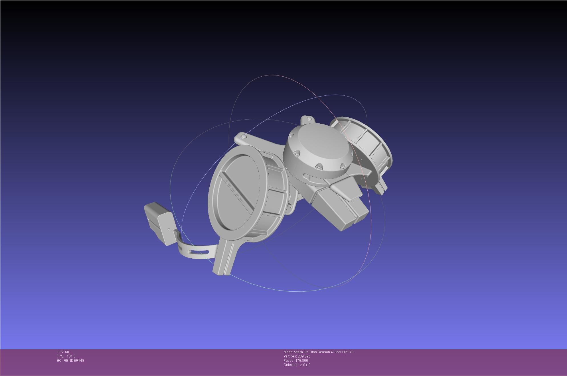 Attack On Titan Season 4 Gear Hip Part 3D print model_7