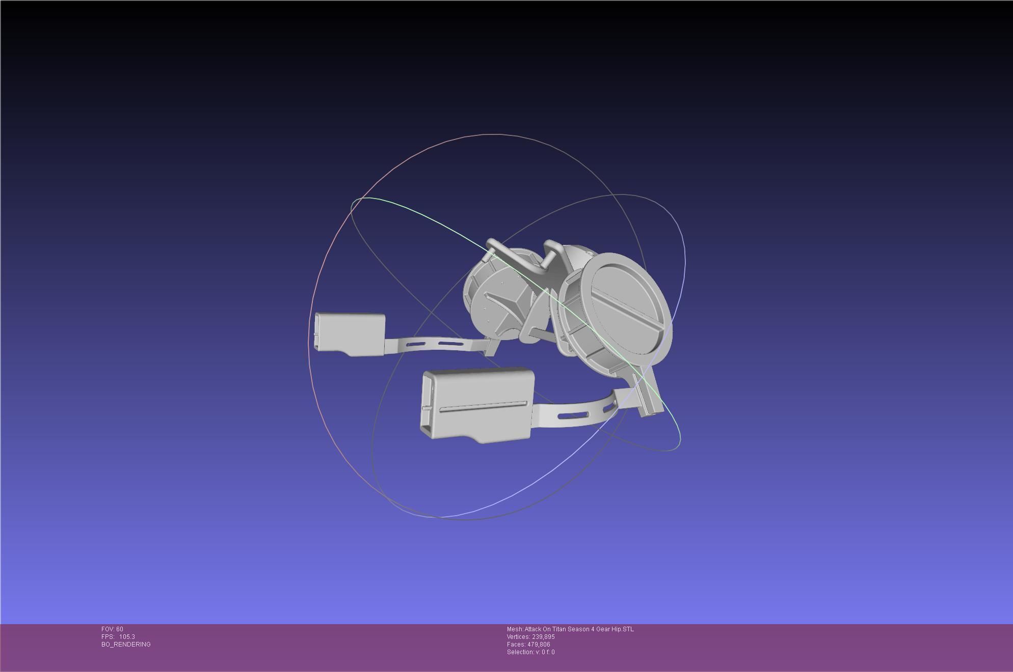 Attack On Titan Season 4 Gear Hip Part 3D print model_31