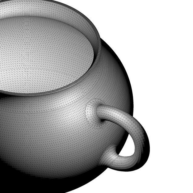 Classic Tea Pot 3D print model_4