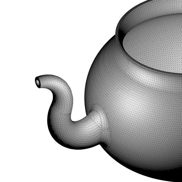 Classic Tea Pot 3D print model_5