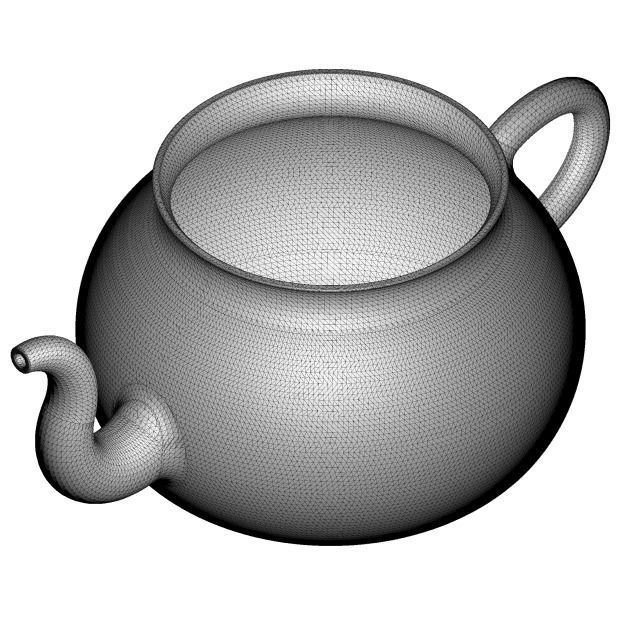 Classic Tea Pot 3D print model_3