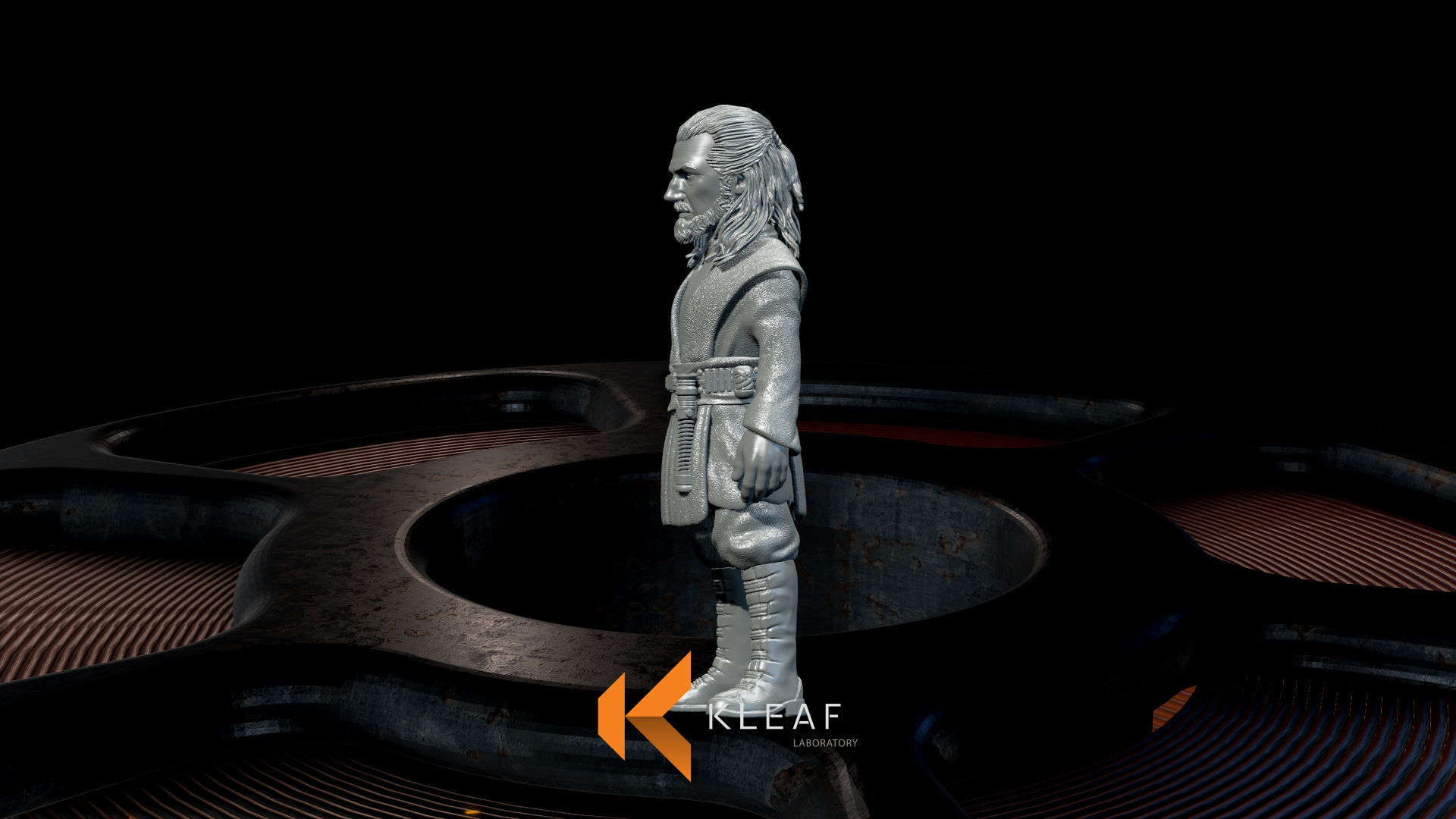 Qui-Gon Jinn 3D print model_6