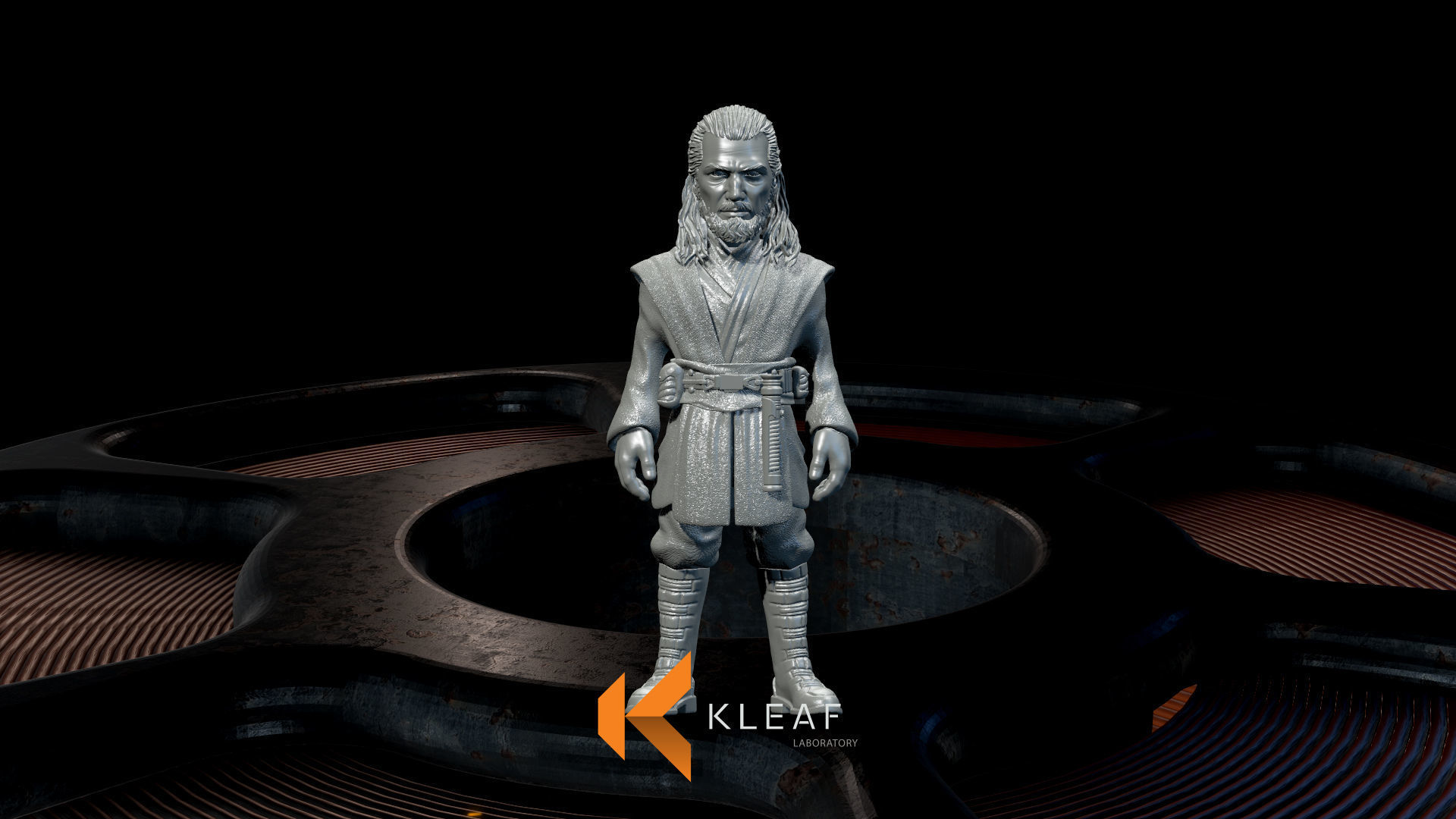 Qui-Gon Jinn 3D print model_2