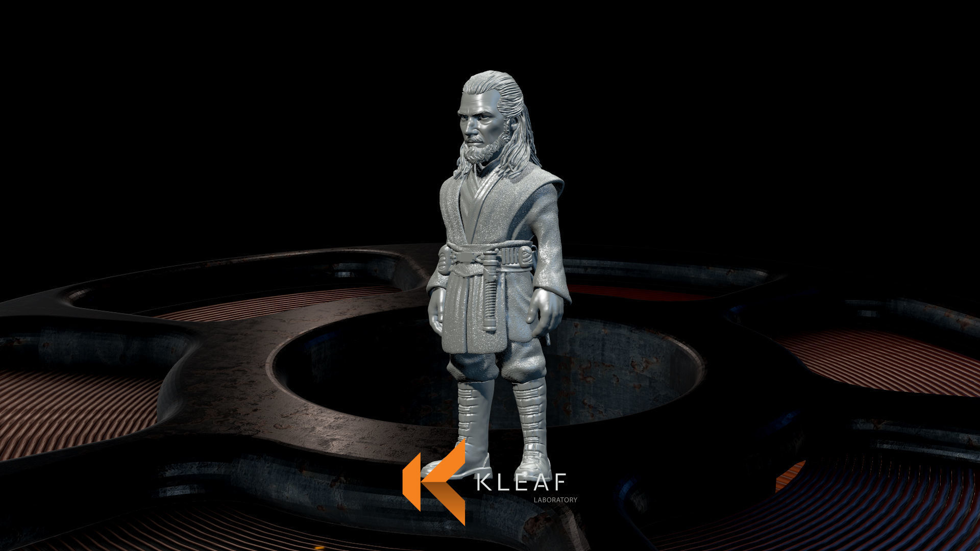 Qui-Gon Jinn 3D print model_5