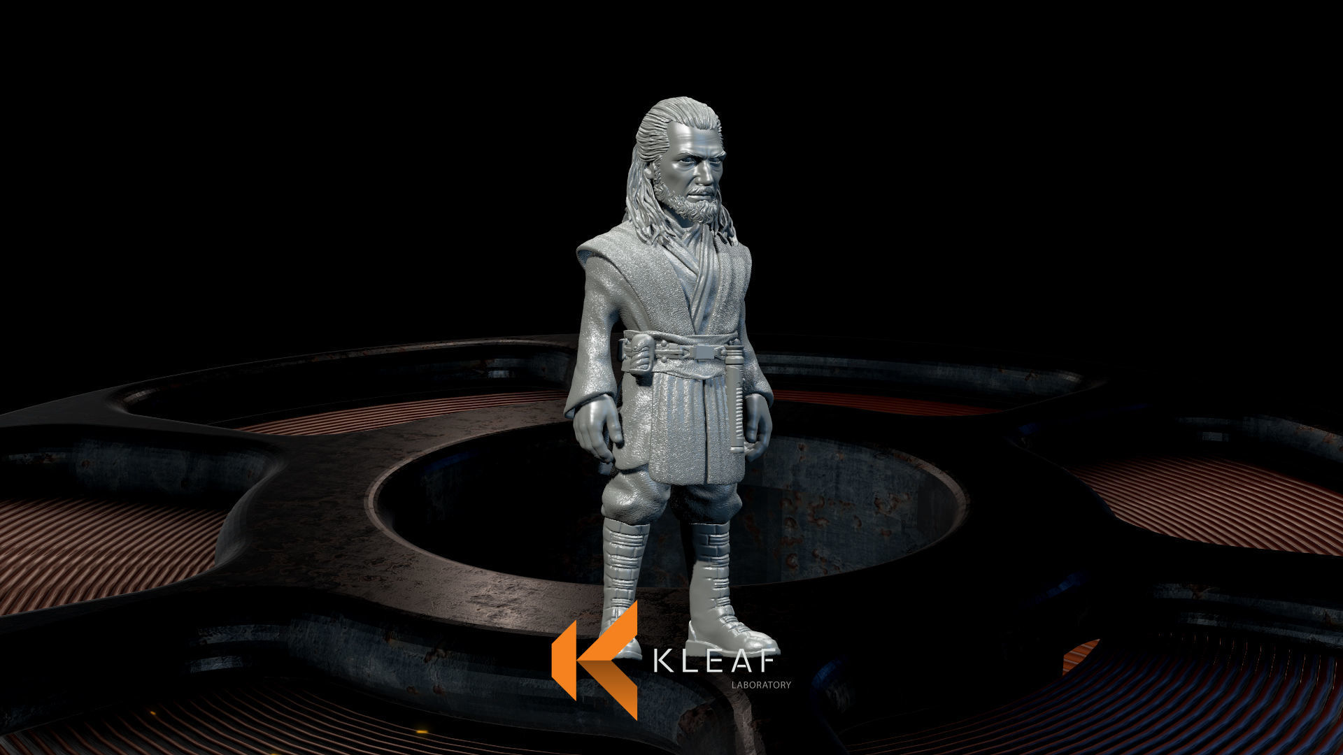 Qui-Gon Jinn 3D print model_12