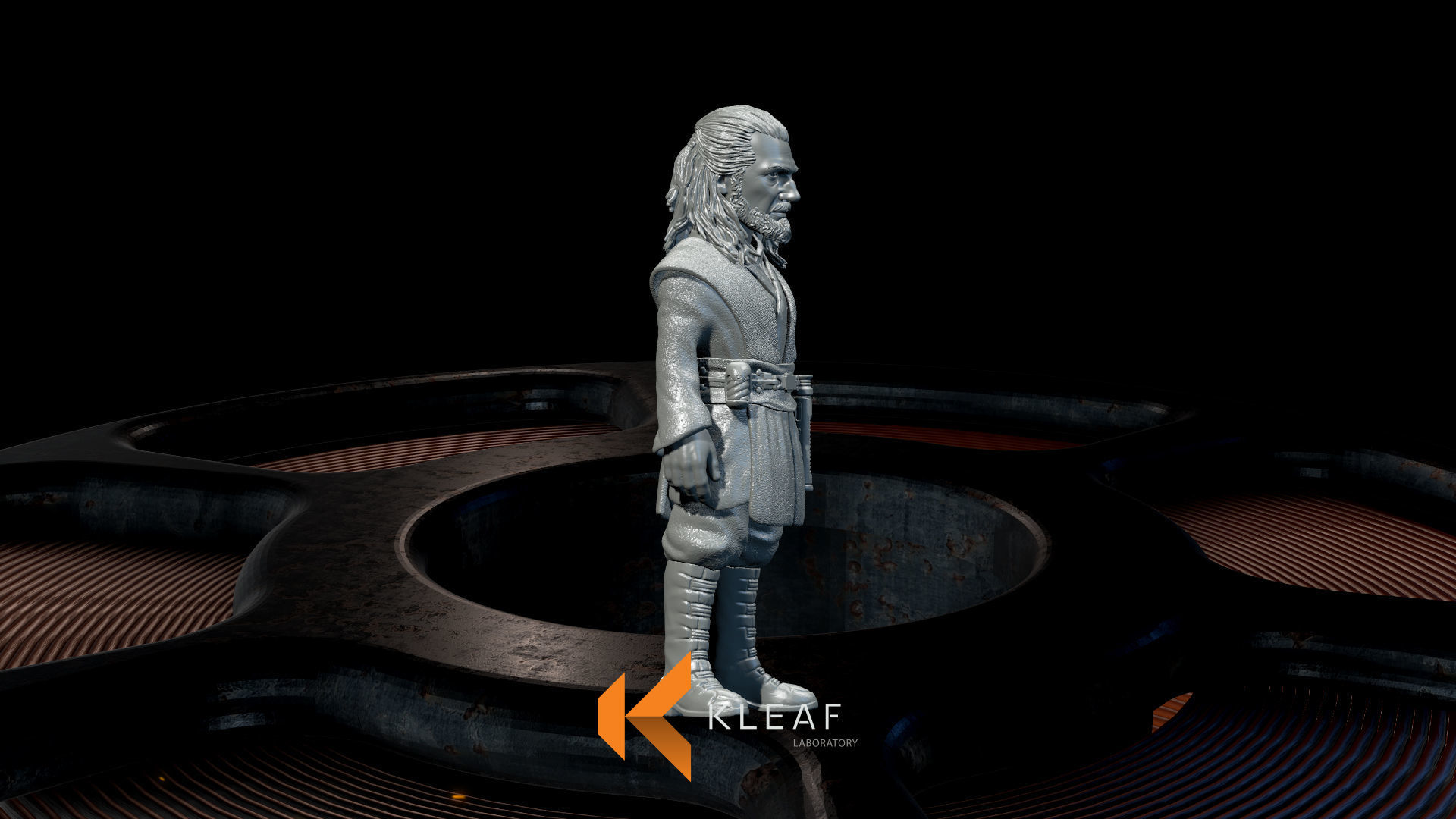 Qui-Gon Jinn 3D print model_11
