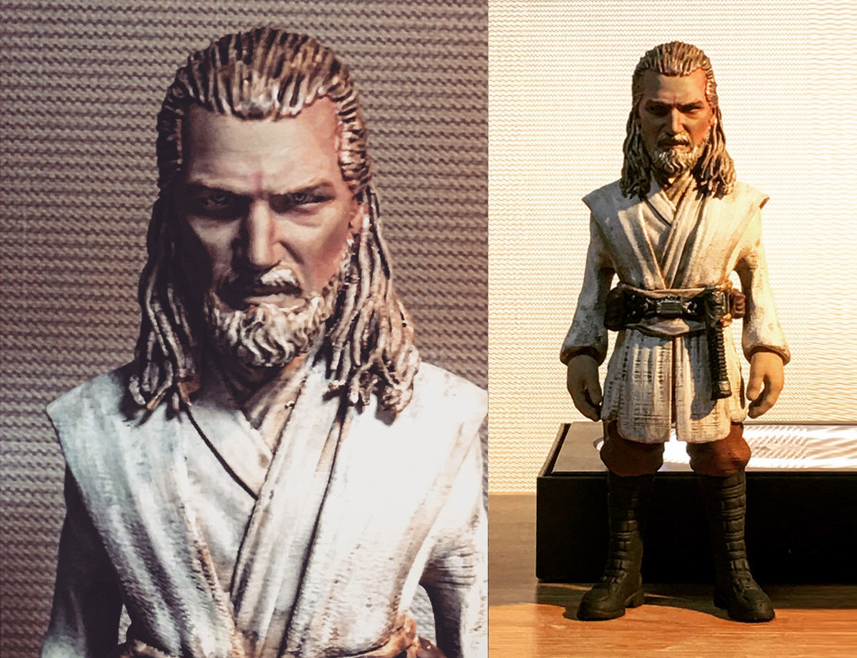 Qui-Gon Jinn 3D print model_1