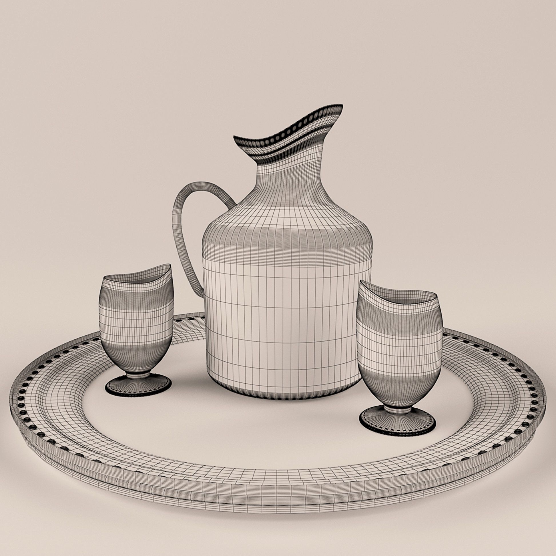 cooper pitcher Free 3D model_3