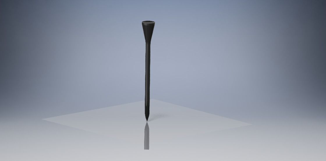 Golf tee 3D print model_1