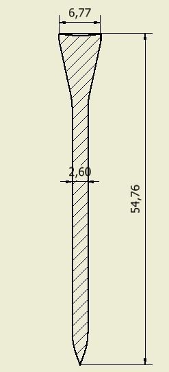 Golf tee 3D print model_4