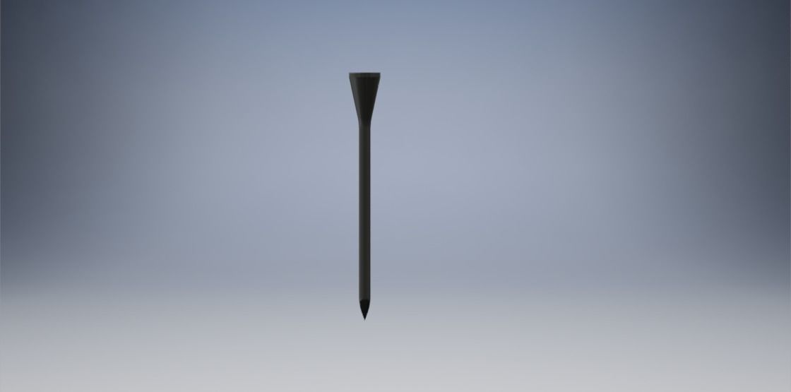 Golf tee 3D print model_2