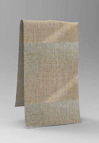 Cloth striped Low-poly 3D model