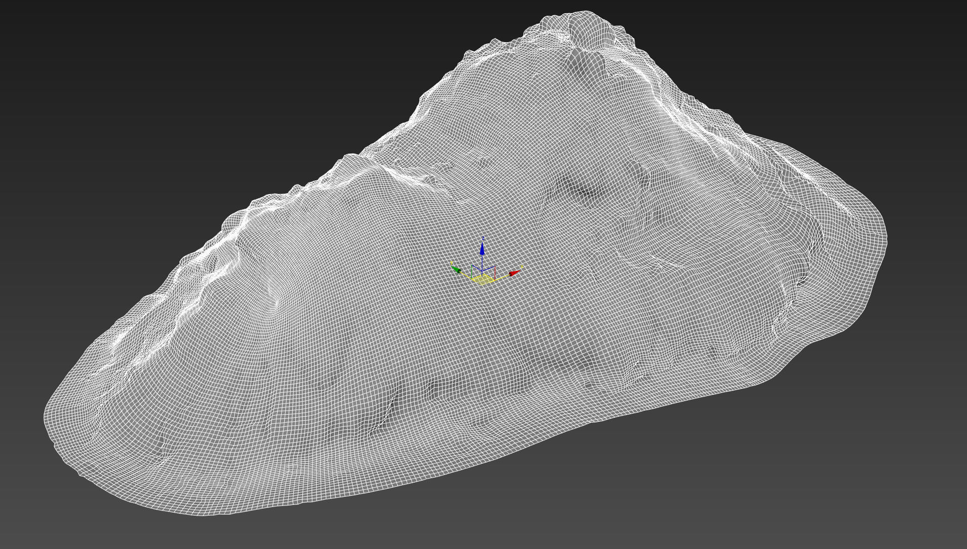 Double snowdrift 150cm 3D model_12