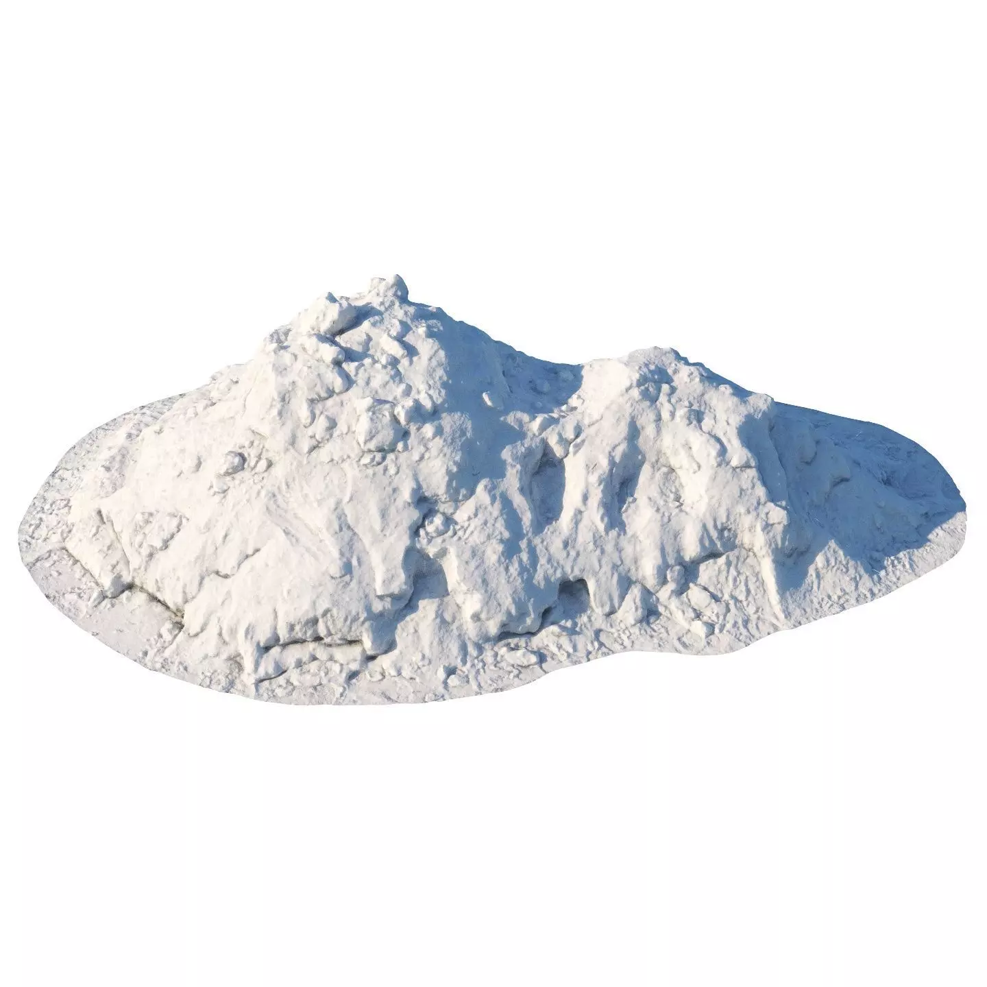 Double snowdrift 150cm 3D model_0