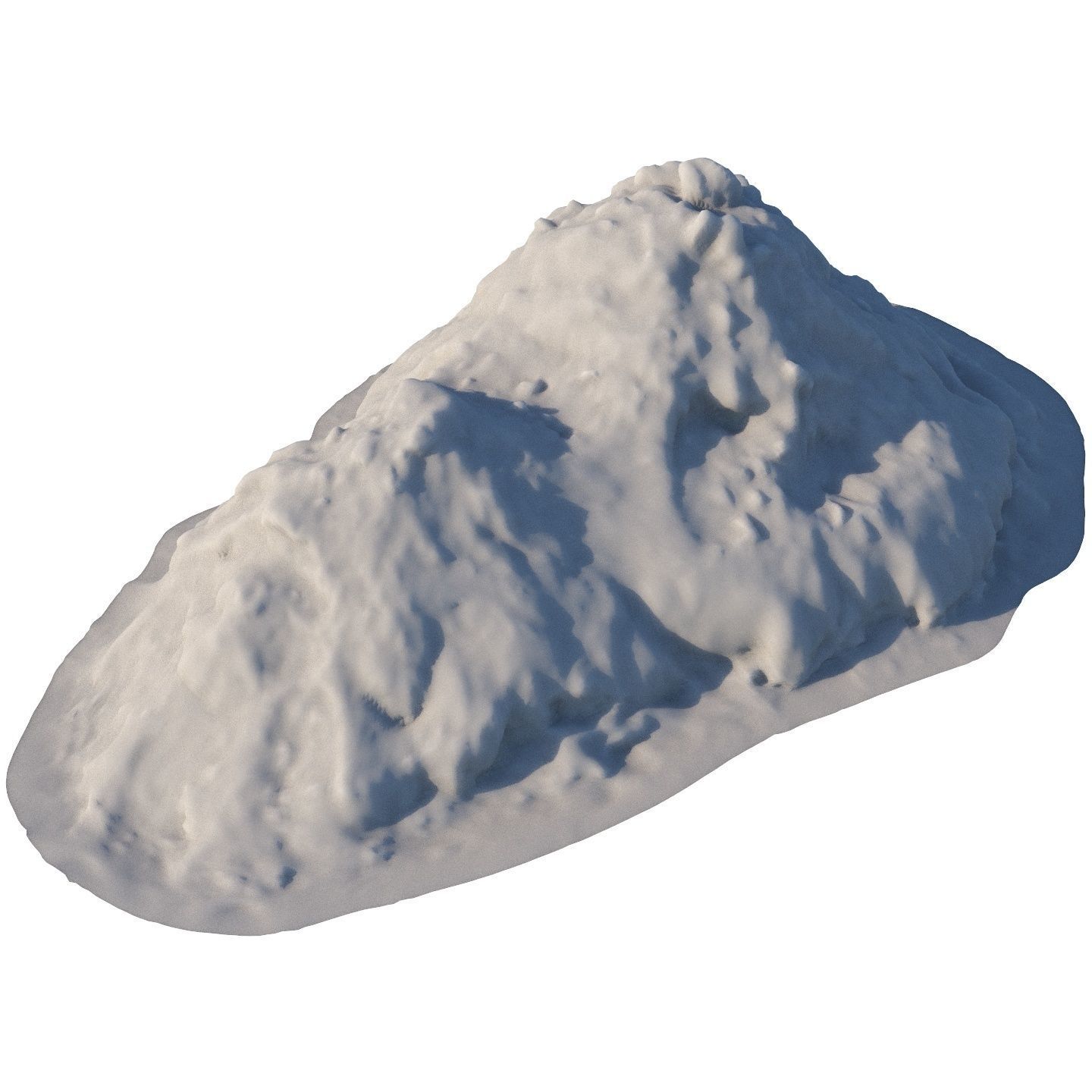 Double snowdrift 150cm 3D model_8