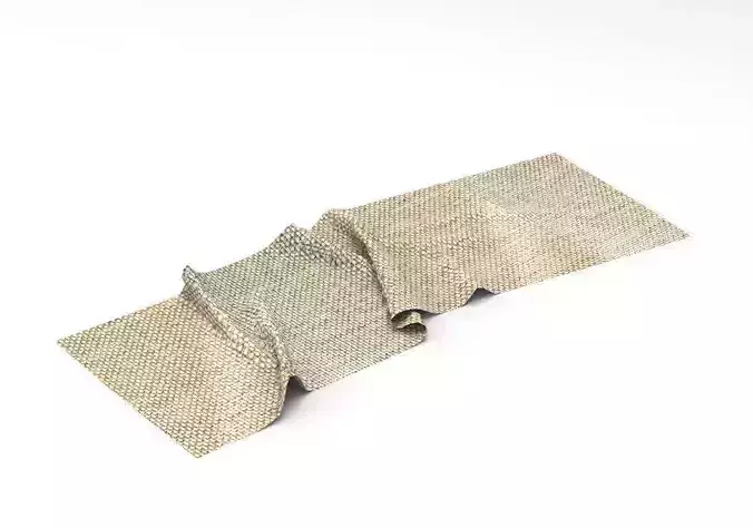 Cloth folded piece of