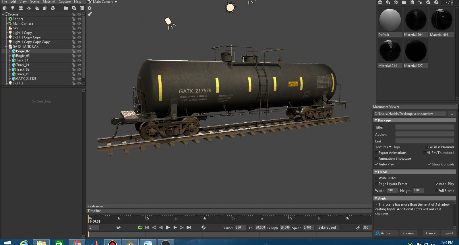 Railway Tank Car 3D model_9