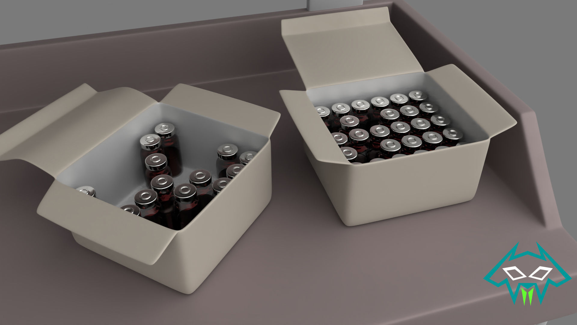 Medical Series  - Operating Room  - Medical Accessory Shelf 3D model_3