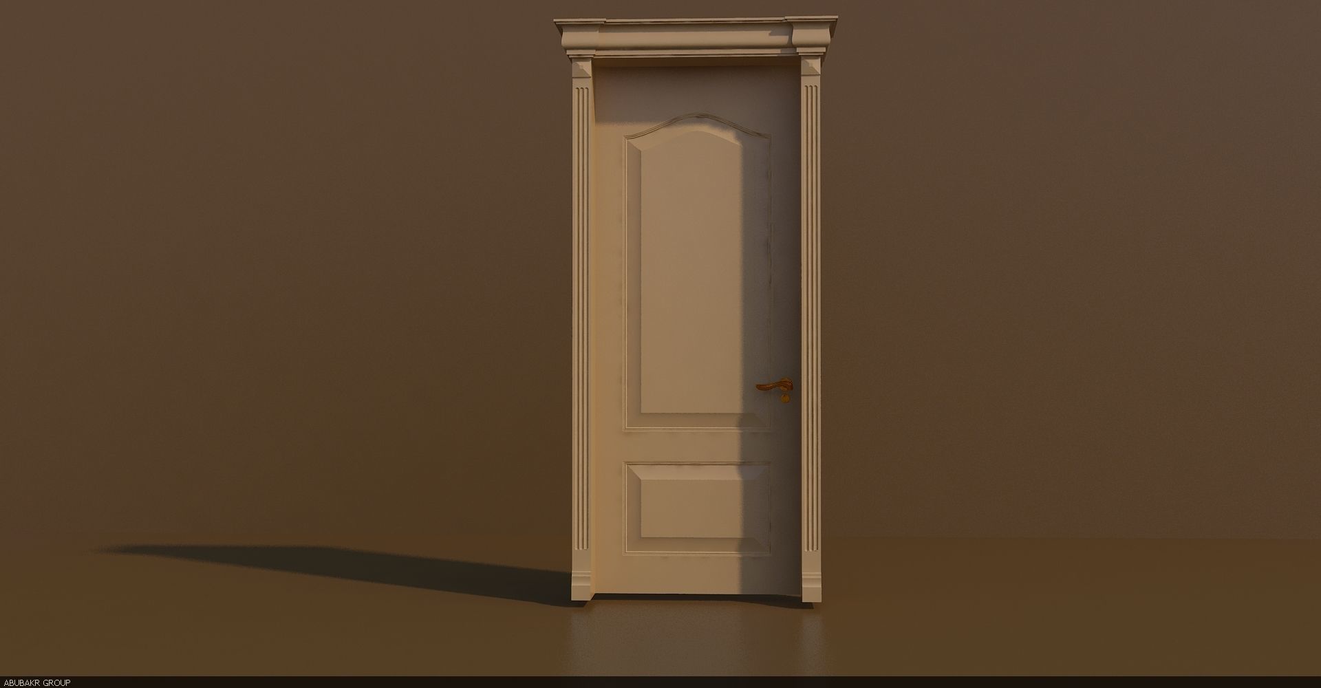 Door for houses or everything 3D print model_6