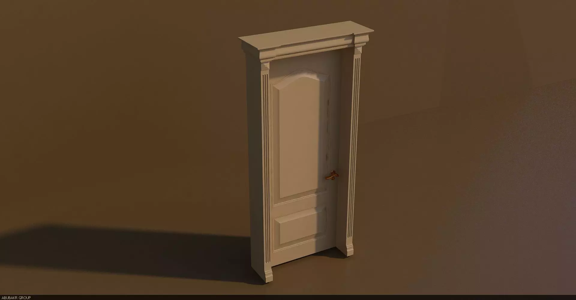 Door for houses or everything 3D print model_0