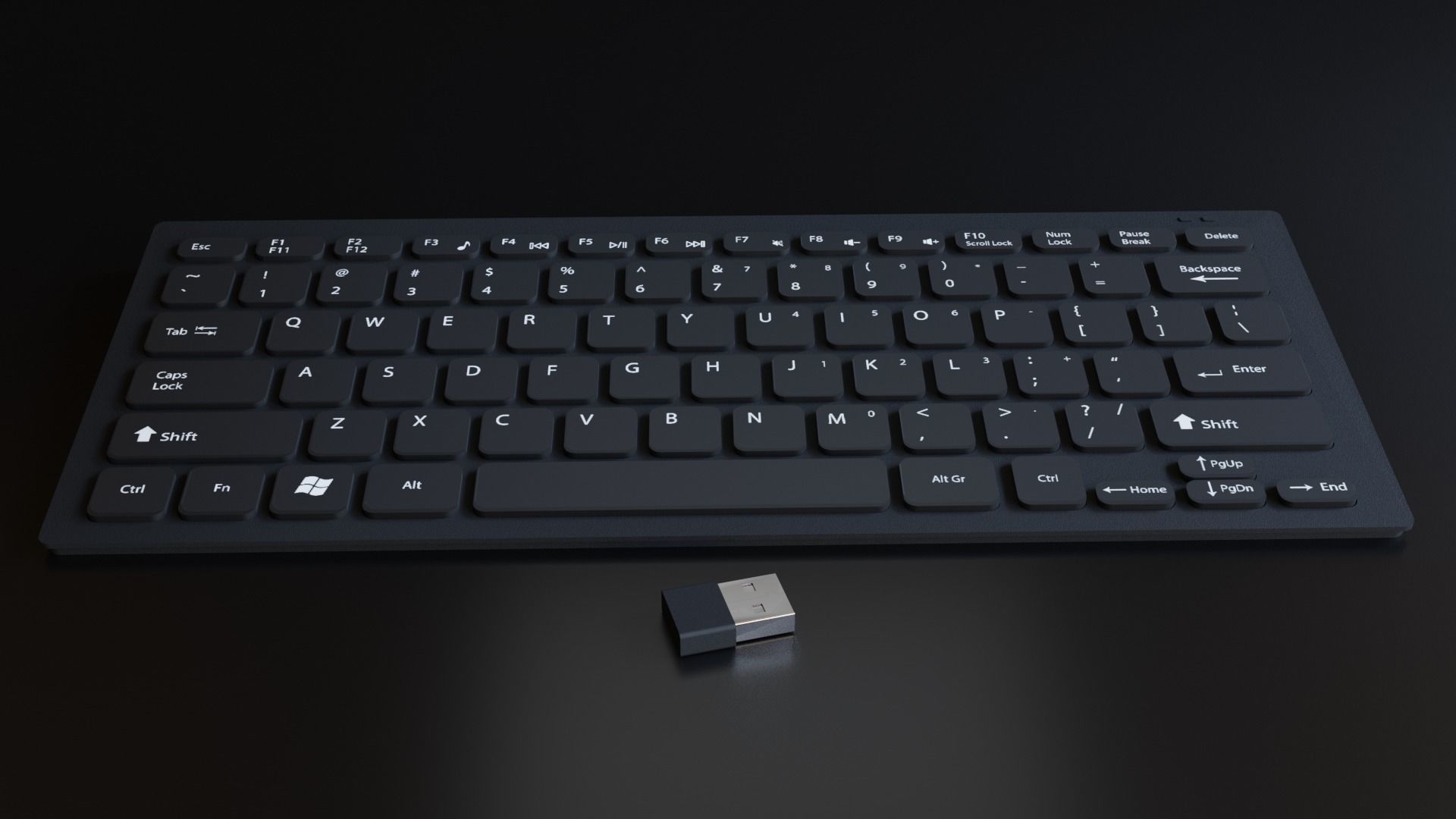Keyboard 3D model_1