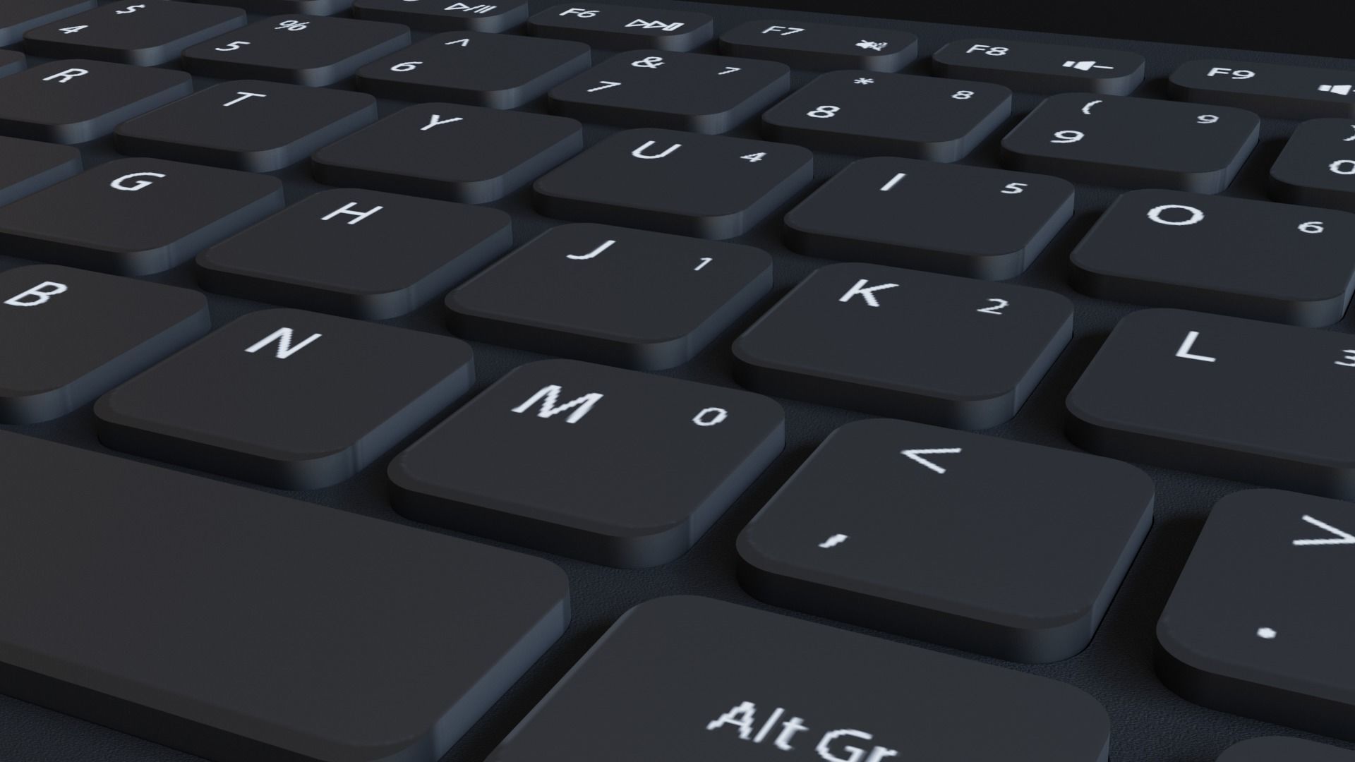 Keyboard 3D model_2