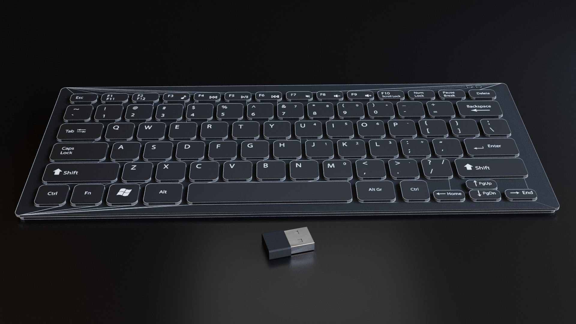 Keyboard 3D model_3