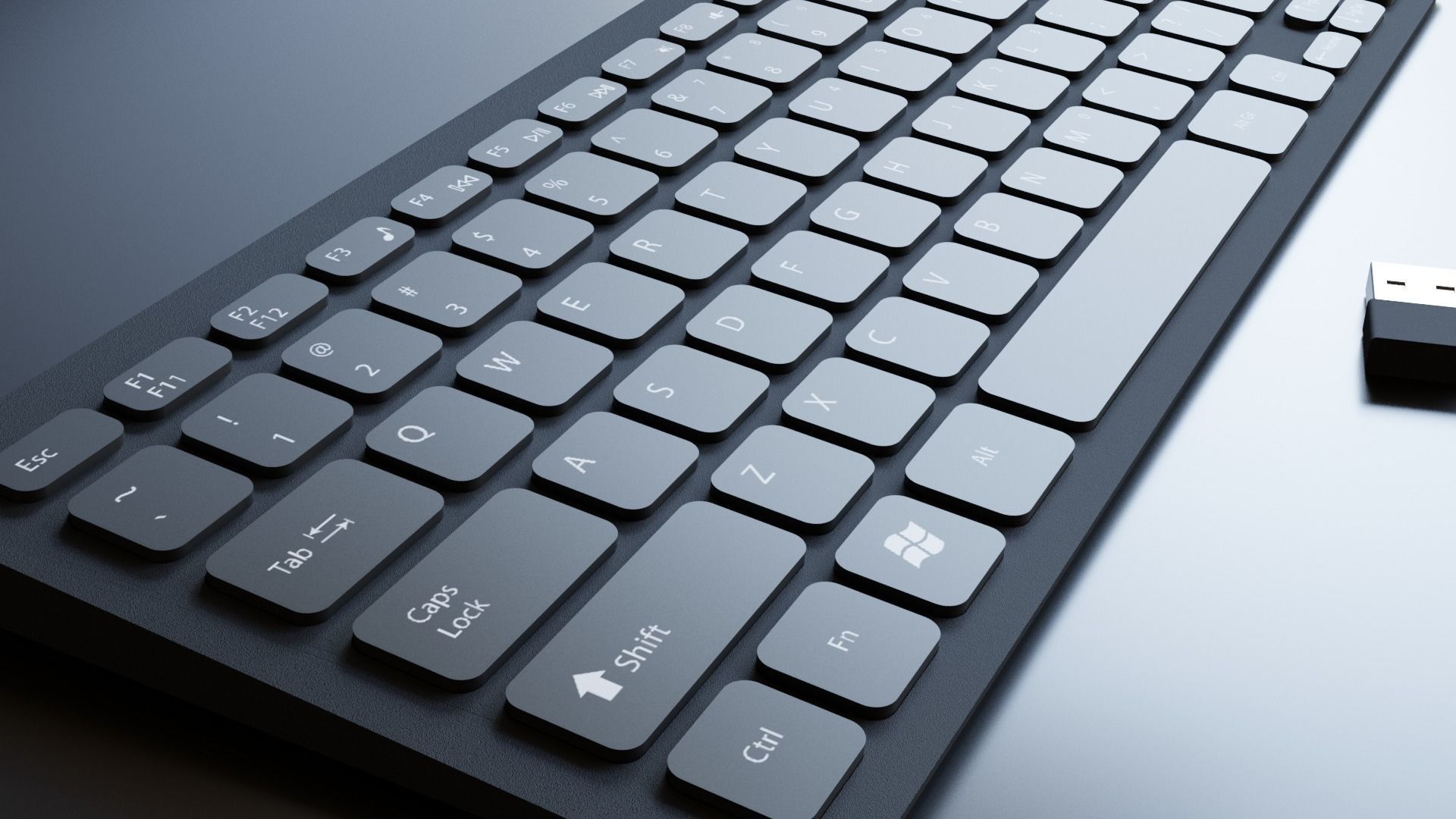 Keyboard 3D model_5