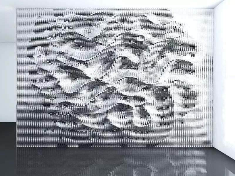 Wall Panel 3D model_0