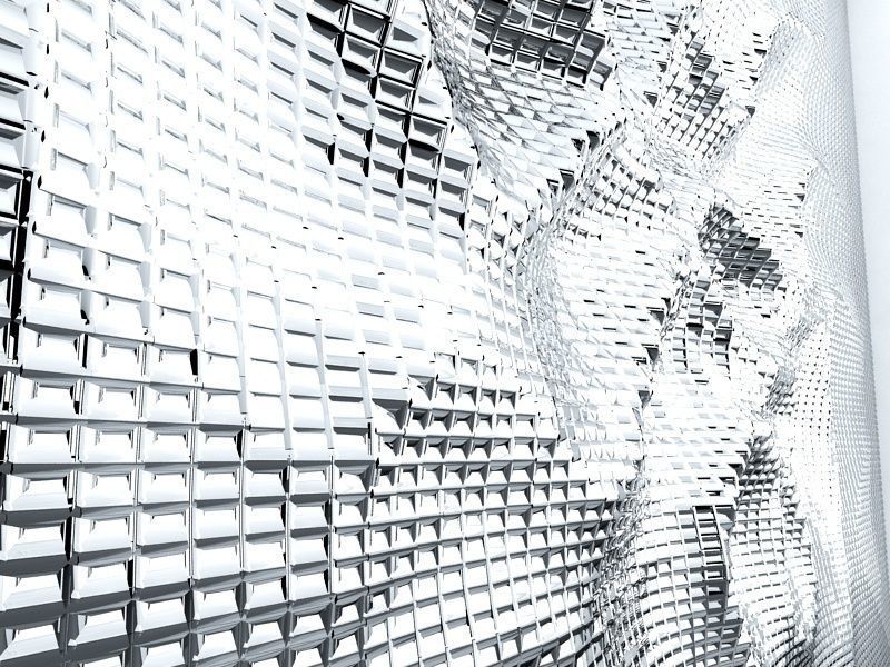 Wall Panel 3D model_1