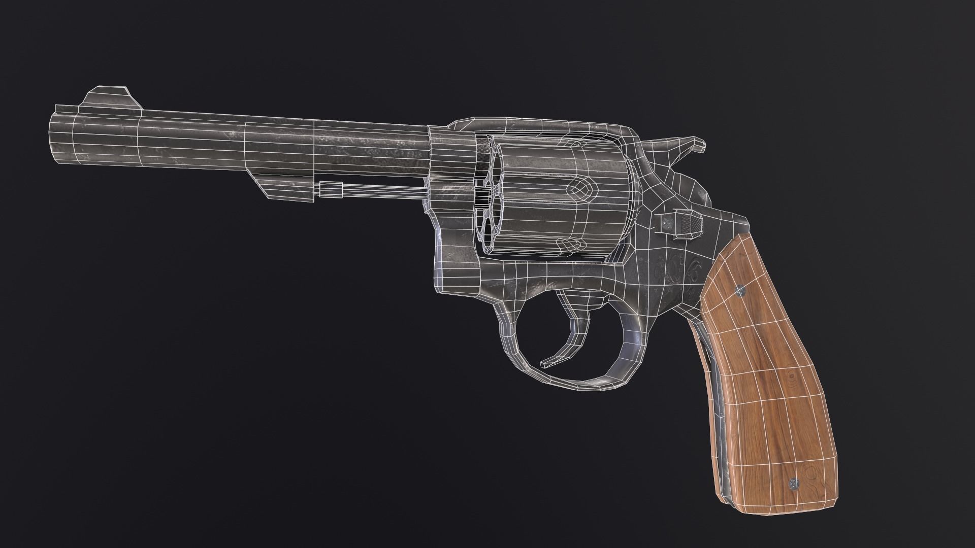 Revolver 3D model_4