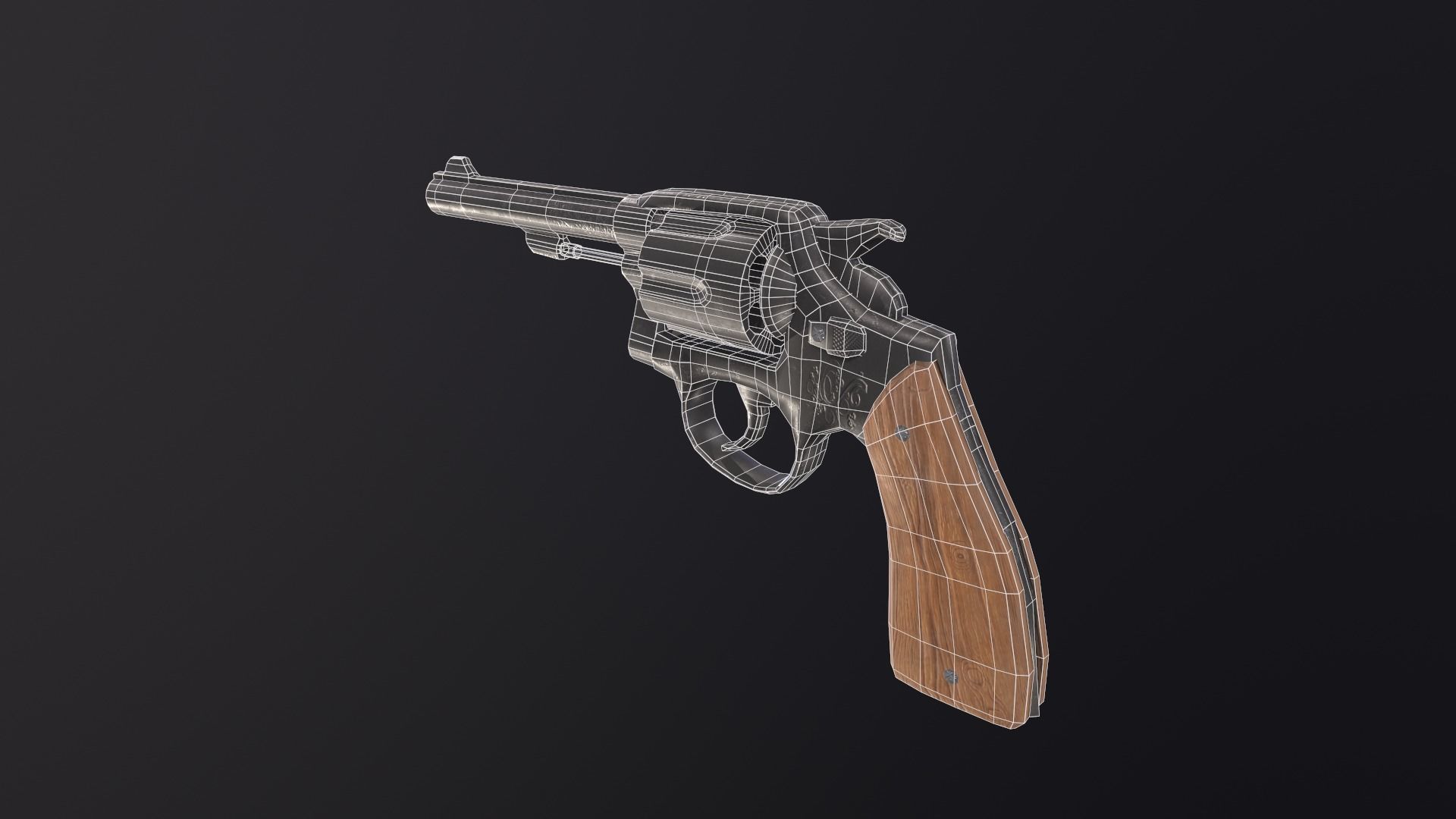 Revolver 3D model_5