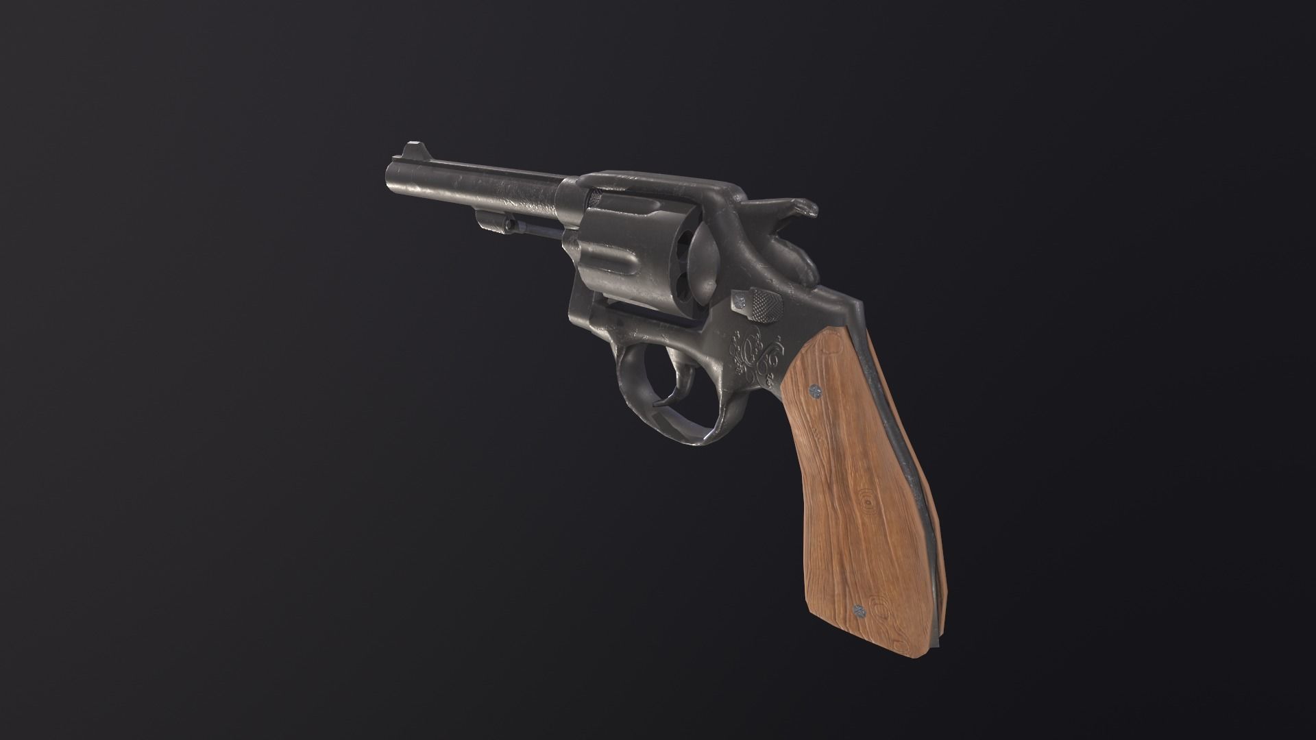 Revolver 3D model_3