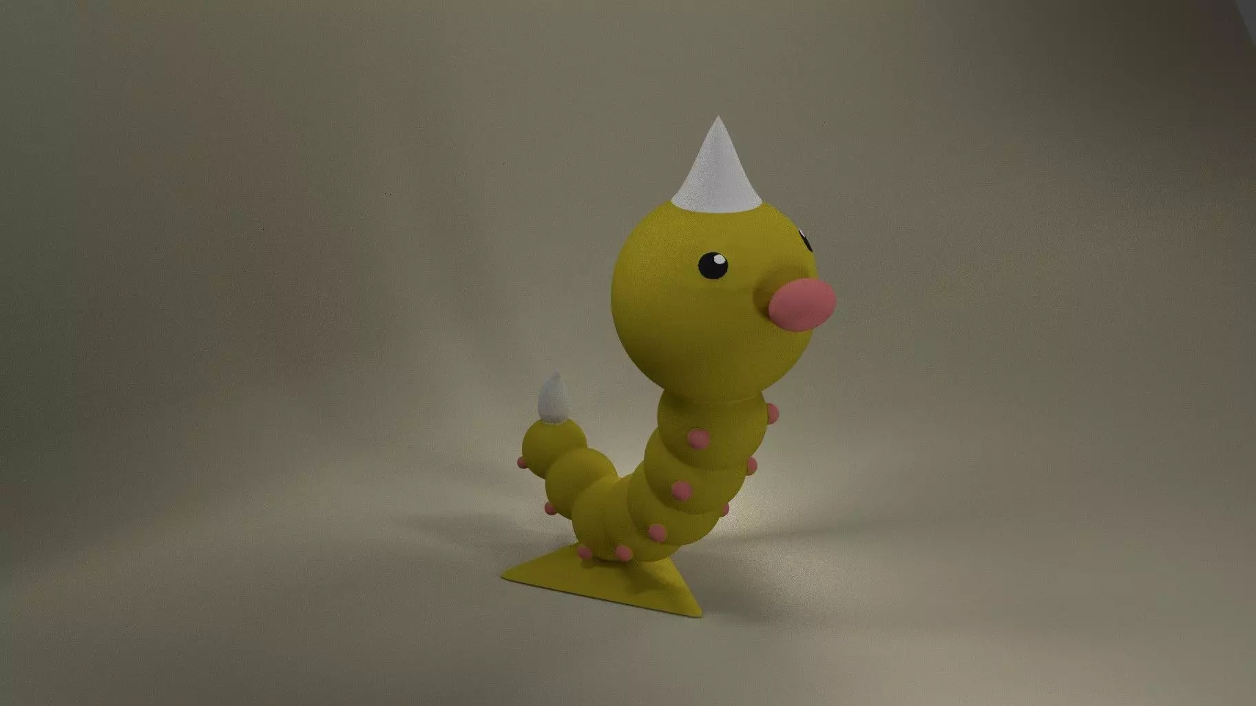Weedle worm 3D print model_0