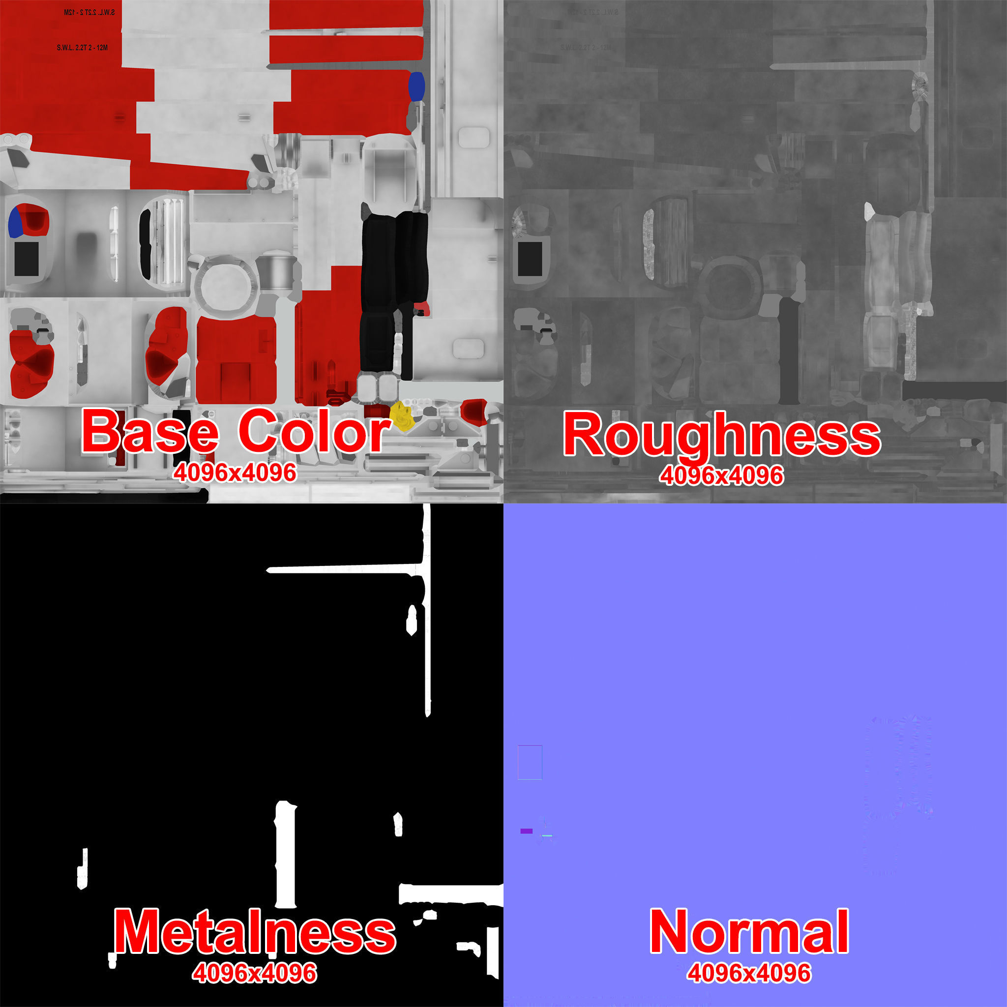 Ship Davit With Motorboat 2 Low-poly 3D model_27