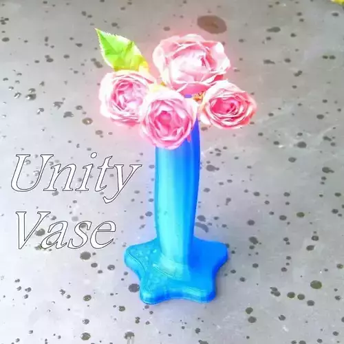 unity vase 3D print model